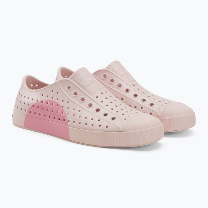 Native Jefferson Block dust pink/dust pink/rose circle trainers 4