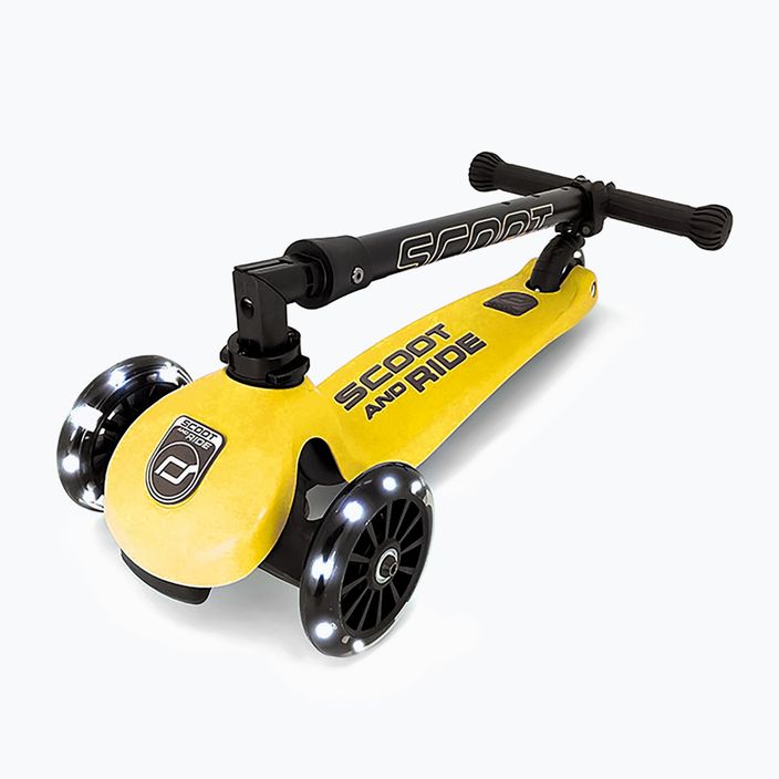 Scoot & Ride Highwaykick 3 LED children's balance scooter yellow 95030010 5