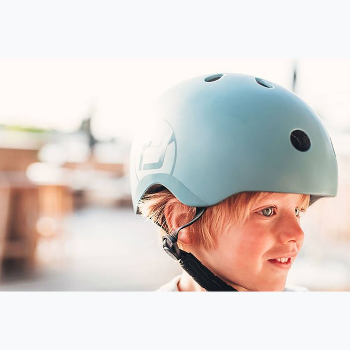 Scoot & Ride children's helmet S-M steel 9