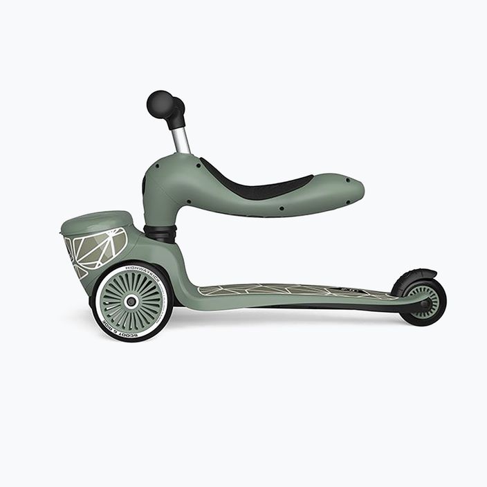 Scoot & Ride Highwaykick 1 Lifestyle 2-in-1 green lines children's scooter 23