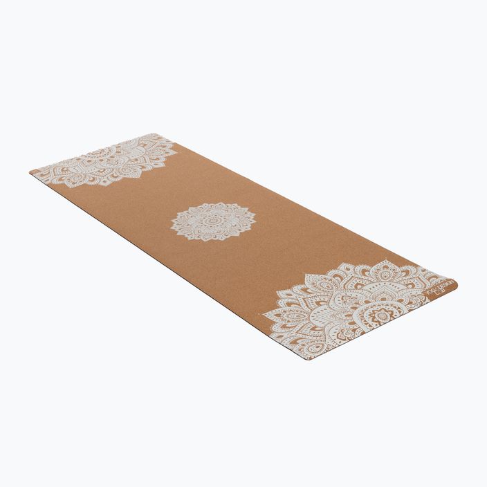 Yoga Design Lab Cork 3.5 mm brown Mandala White yoga mat