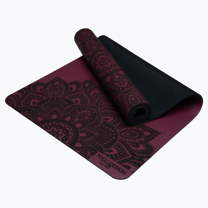 Yoga Design Lab Infinity Yoga mat 5 mm purple Mandala Burgundy 6