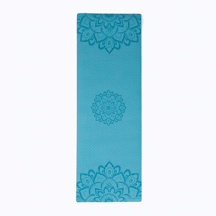 Yoga Design Lab Flow Pure 6 mm blue Mandala Aqua yoga mat 2