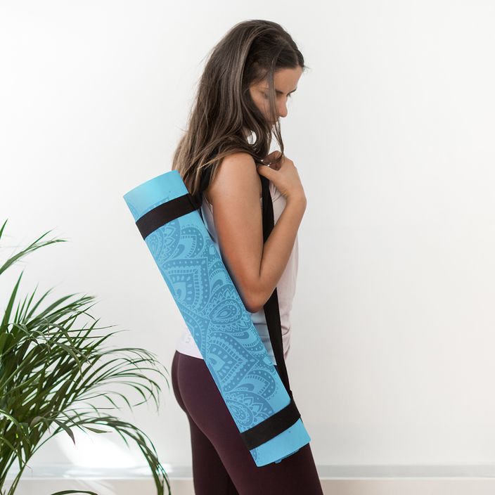 Yoga Design Lab Flow Pure 6 mm blue Mandala Aqua yoga mat 9