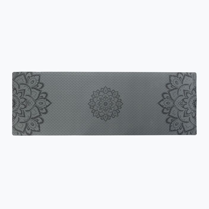 Yoga Design Lab Flow Pure 6 mm green Mandala Charcoal yoga mat 2