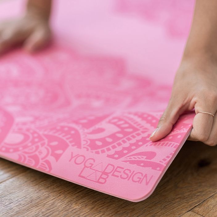 Yoga Design Lab Flow Pure 6 mm pink Mandala Rose yoga mat 7