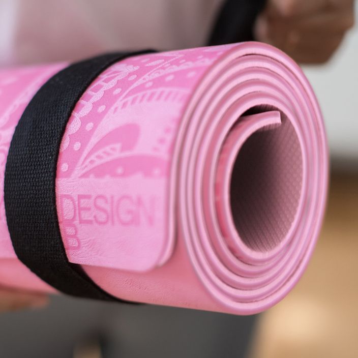 Yoga Design Lab Flow Pure 6 mm pink Mandala Rose yoga mat 8