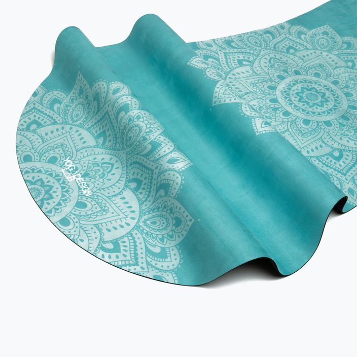 Yoga Design Lab Curve yoga mat 3.5 mm turquoise Mandala Turquoise 8