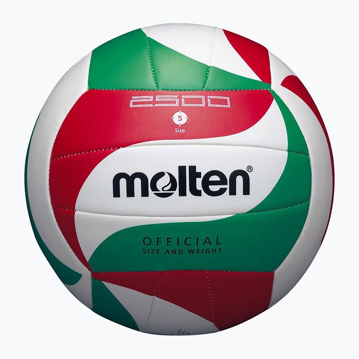 Molten volleyball V5M2500-5 white/green/red size 5 4