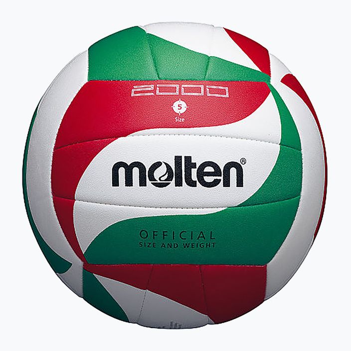 Molten volleyball V5M2000-5 white/green/red size 5 4