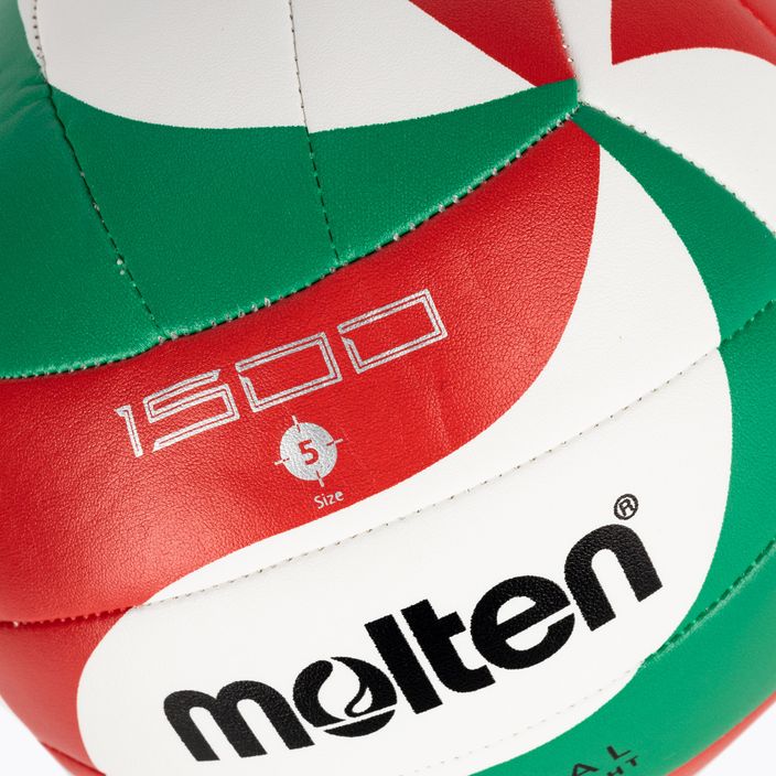 Molten volleyball V5M1500-5 white/green/red size 5 3