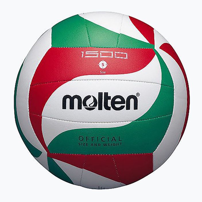 Molten volleyball V5M1500-5 white/green/red size 5 4