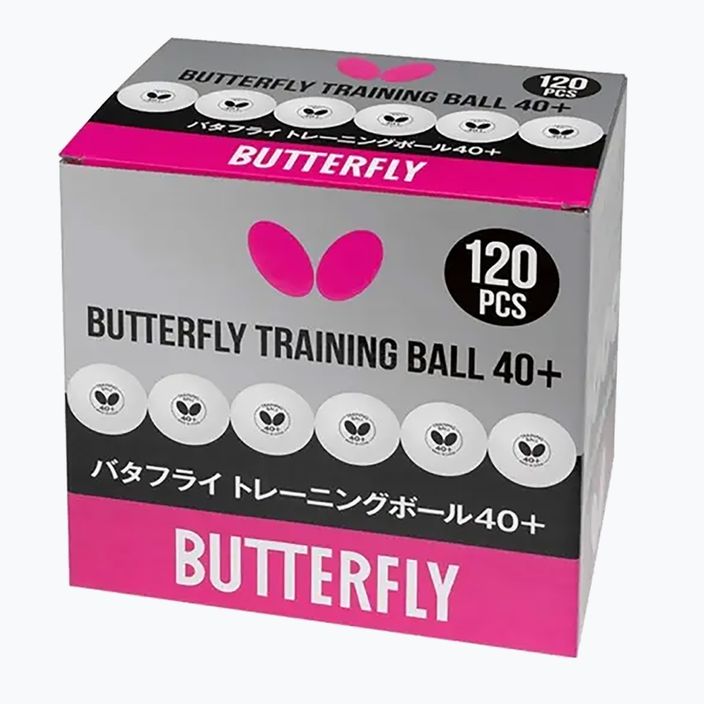 Butterfly table tennis balls 120 pcs white. 2