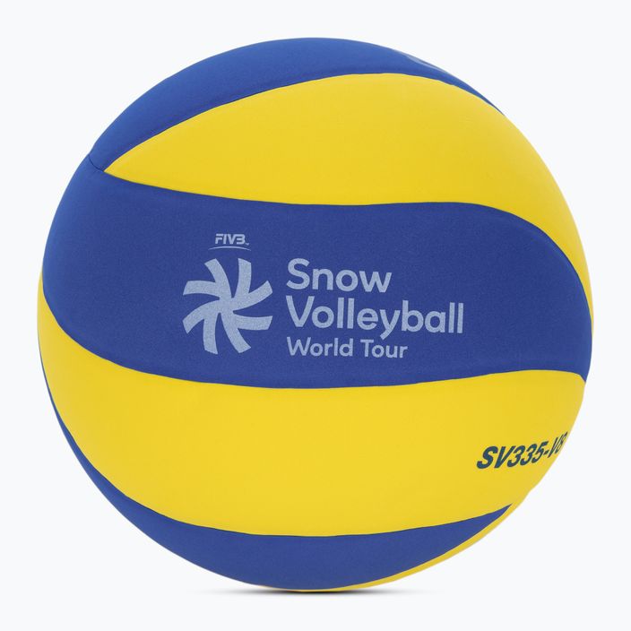 Mikasa SV335-V8 yellow/blue size 5 snow volleyball 3