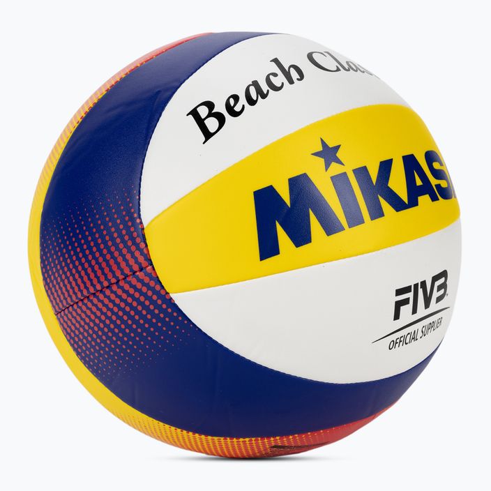 Mikasa volleyball BV552C white/blue/yellow/orange size 5 2