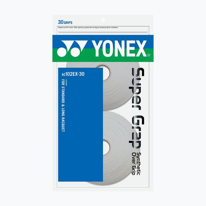 YONEX badminton racket wraps 30 pcs white AC 102