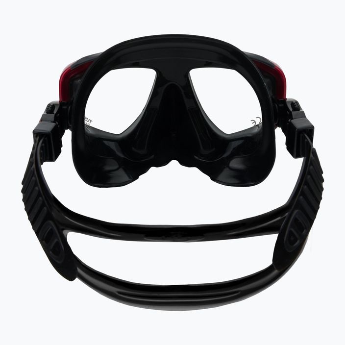 TUSA Ceos Diving Mask Black-Red M-212 4