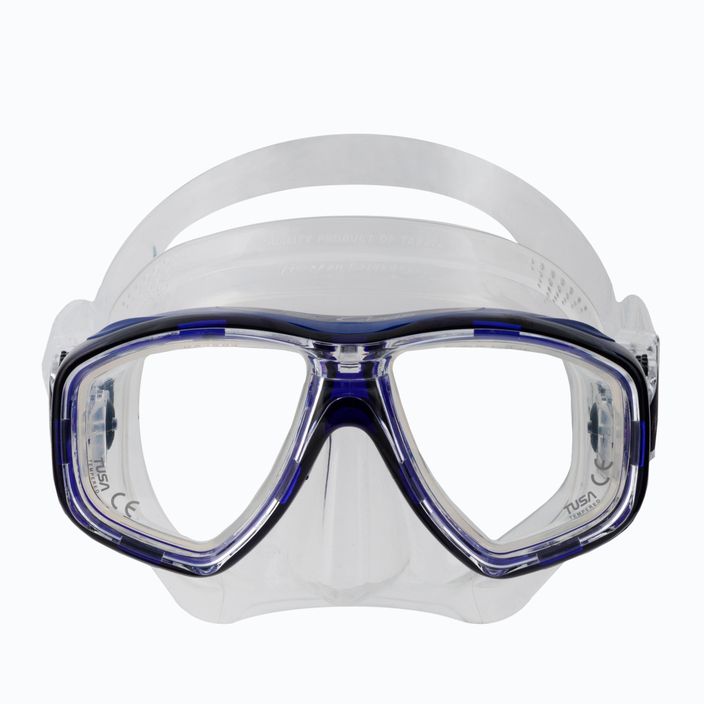 TUSA Ceos Diving Mask navy blue and clear 212 2