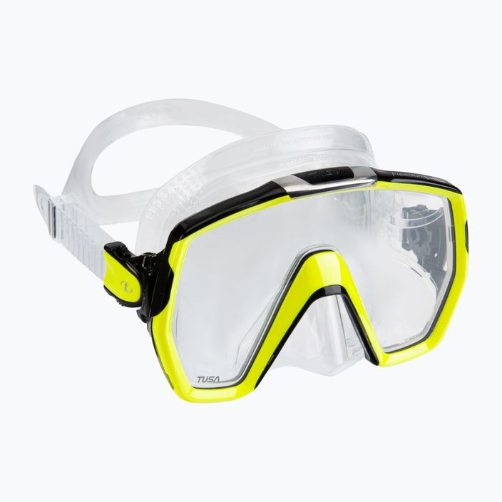 TUSA Freedom Hd Diving Mask Yellow Clear M-1001