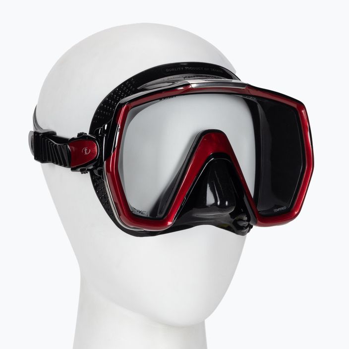 TUSA Freedom Hd Diving Mask Black-Red M-1001