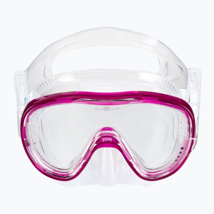 TUSA Tina Fd Diving Mask Pink and Clear M-1002 2