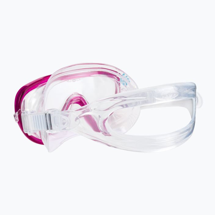 TUSA Tina Fd Diving Mask Pink and Clear M-1002 4