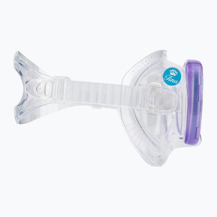 TUSA Tina Fd Diving Mask purple and clear M-1002 3