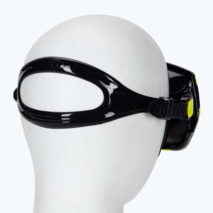 TUSA Freedom Hd Mask diving mask black and yellow M-1001 3