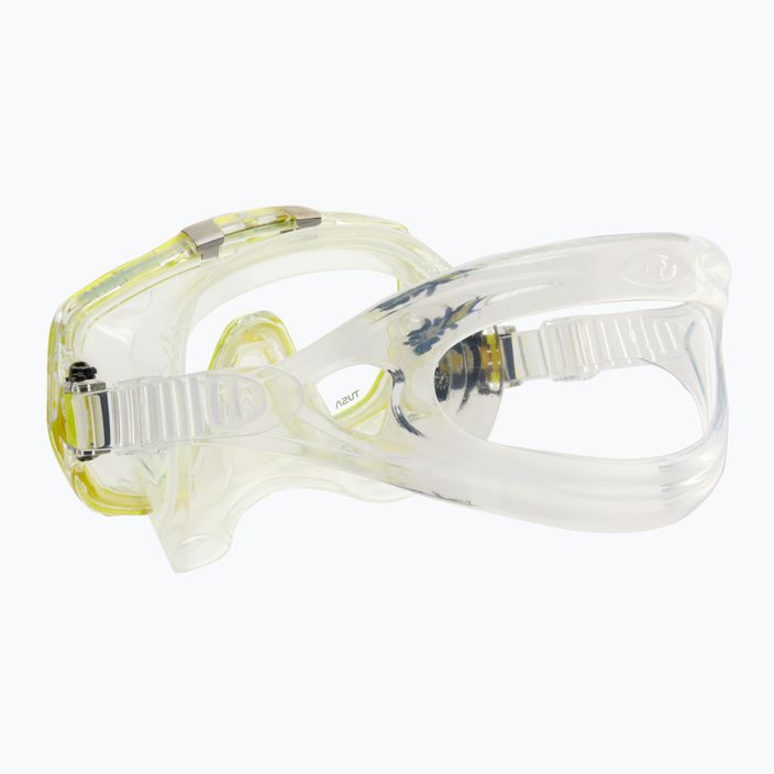 TUSA Freedom Elite yellow-coloured diving mask M-1003 4