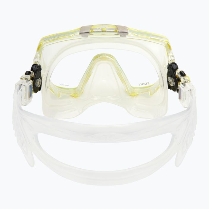 TUSA Freedom Elite yellow-coloured diving mask M-1003 5