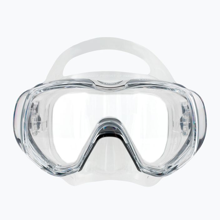 TUSA Tri-Quest Fd Diving Mask Black and Clear M-3001 2