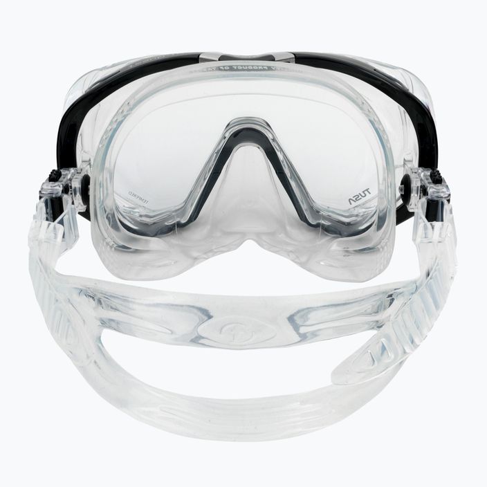 TUSA Tri-Quest Fd Diving Mask Black and Clear M-3001 5