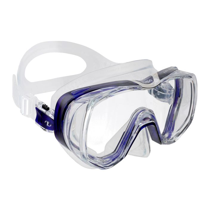 TUSA Tri-Quest Fd Diving Mask navy blue and clear M-3001 2