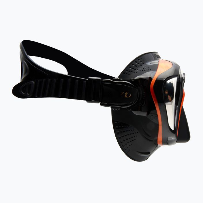 TUSA Paragon black/orange diving mask M2001SQB EOA 3
