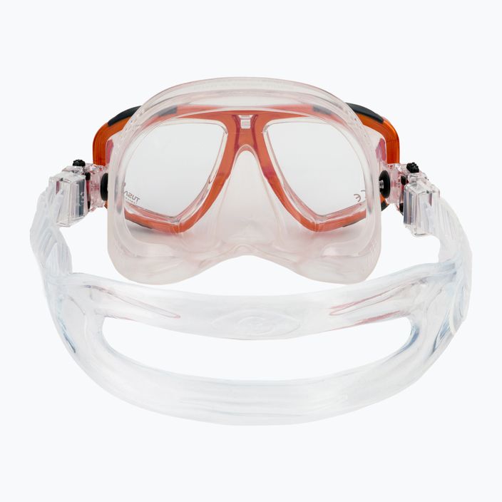 TUSA Ceos Diving Mask Orange Clear 212 5