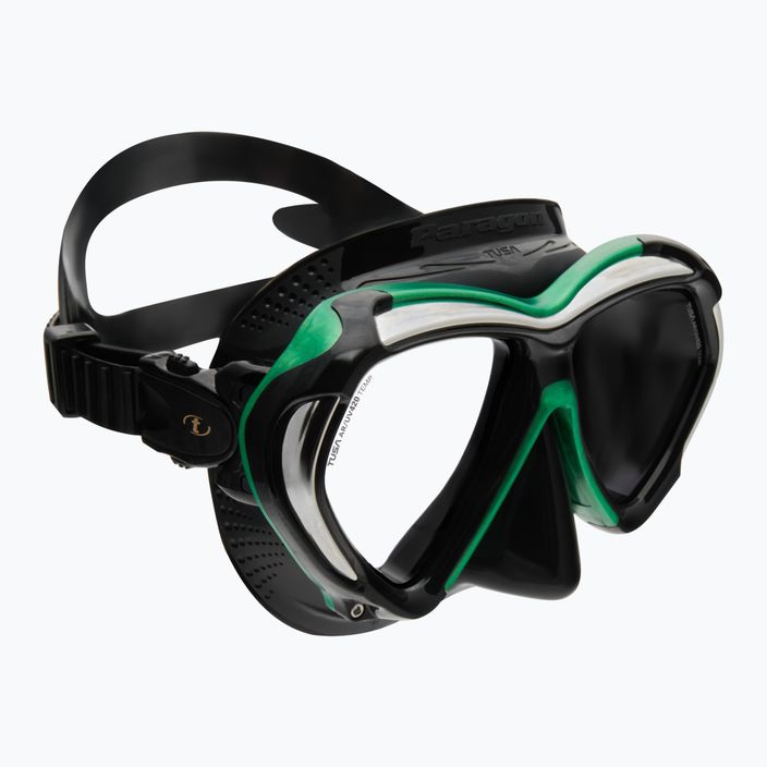 TUSA Paragon Diving Mask Black-Green M-2001