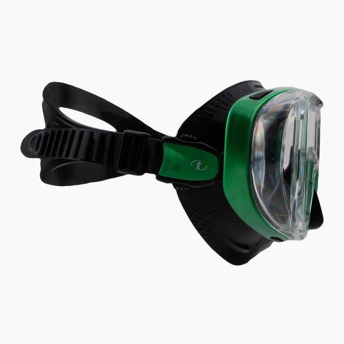 TUSA Tri-Quest Fd Diving Mask Black-Green M-3001 3