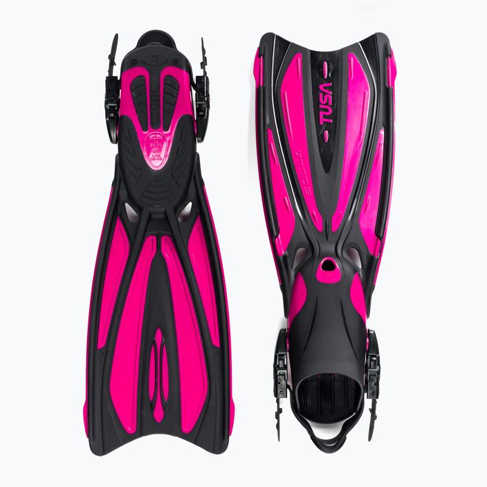TUSA Solla Fin diving fins black/pink SF-22 2