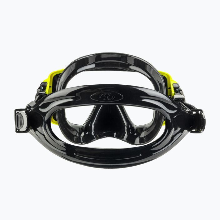 TUSA Visio Tri-Ex diving set black/yellow UC-3125PQB 5