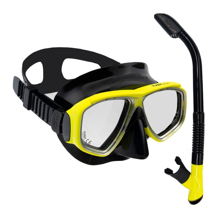TUSA Splendive diving set black and yellow UC-7519P 2