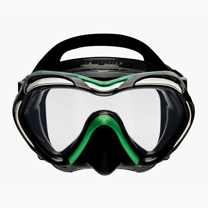 TUSA Paragon S Mask diving mask black-green M-1007 2