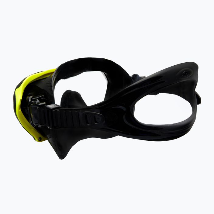 TUSA Paragon S Mask diving mask black and yellow M-1007 4