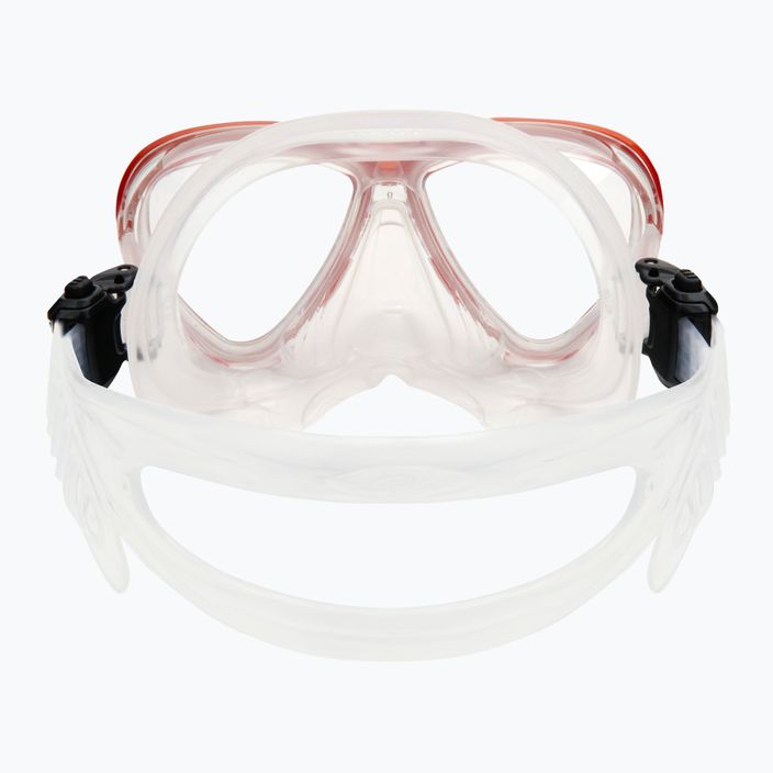 TUSA Intega Diving Mask Orange and Clear 2004 5