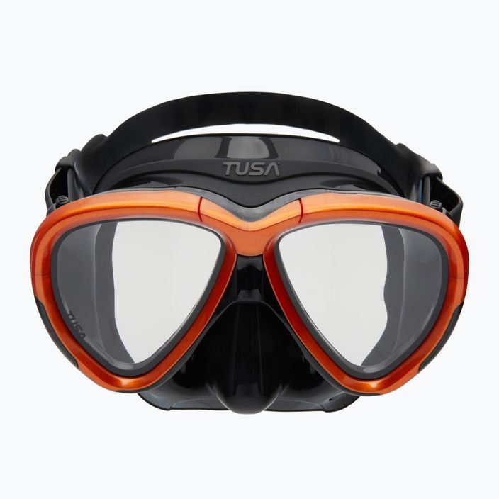 TUSA Intega Diving Mask Black/Orange M-2004 2