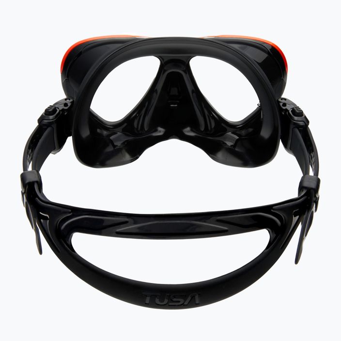 TUSA Intega Diving Mask Black/Orange M-2004 5