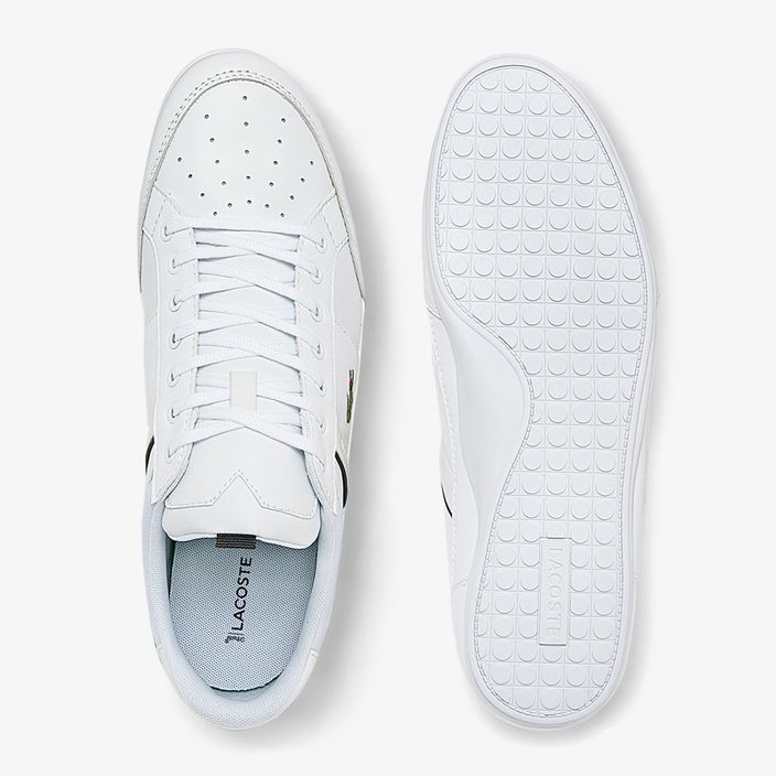 Lacoste men's shoes 42CMA0014 white/black 11
