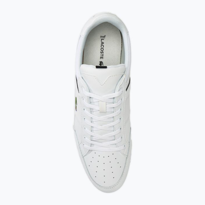 Lacoste men's shoes 42CMA0014 white/black 5