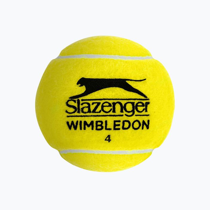 Slazenger Wimbledon tennis balls 4 pcs yellow 340940 3