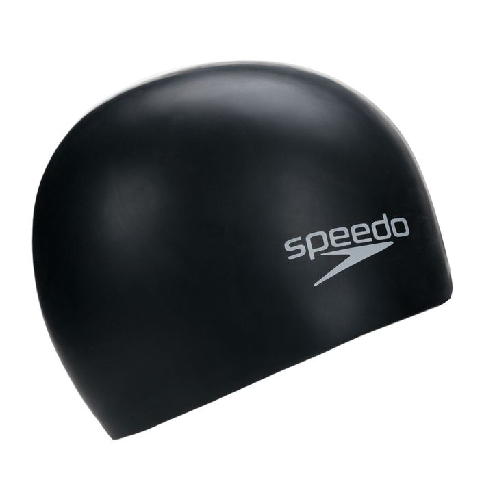 Speedo Plain Moulded children's swimming cap black 8-709900001 2