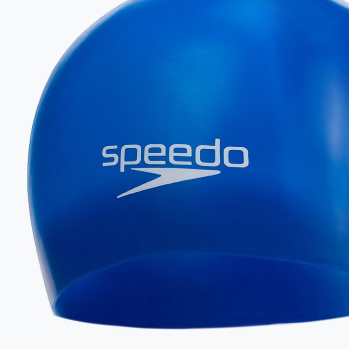Speedo Plain Moulded children's swimming cap navy blue 8-709900002 2